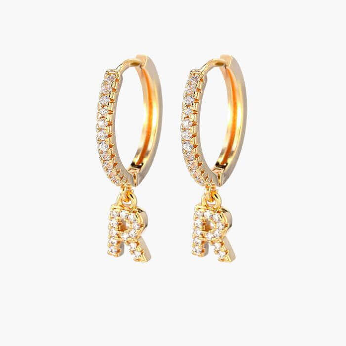 ELLIE Initial Letter Earring | MSHSM